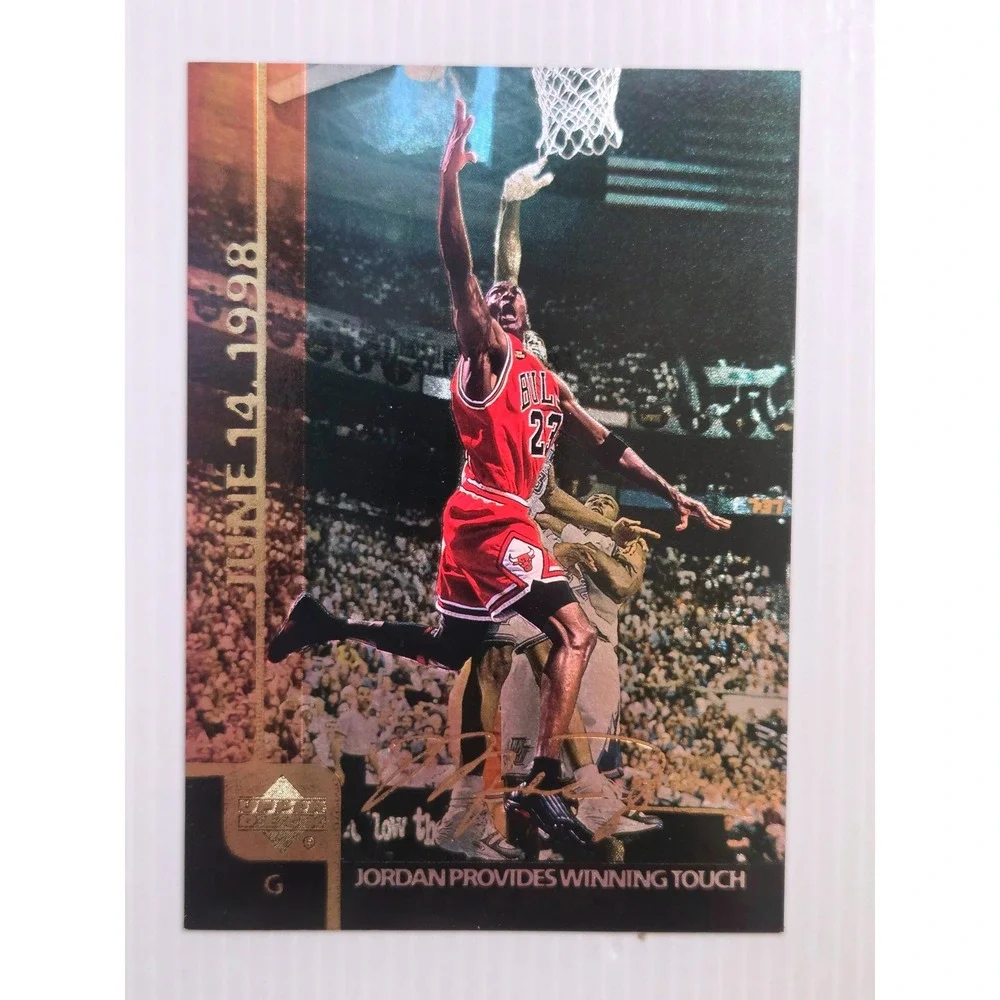 Upper Deck Trading Card 3.5x5 Multi Fair MJ6 Michael Jordan Large Card